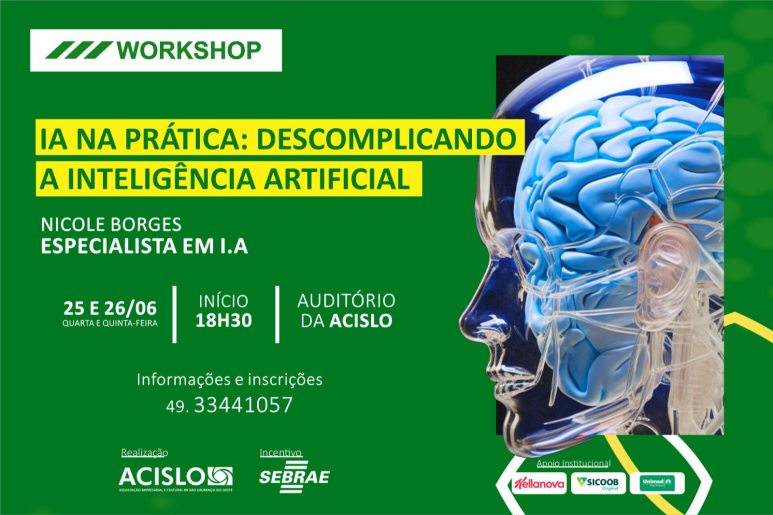 Capa notícia Acislo promove workshop para descomplicar a Inteligência Artificial nos negócios